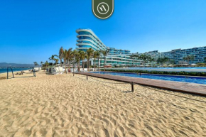 Oceanview 1 BR Condo - Private Beach - Pools